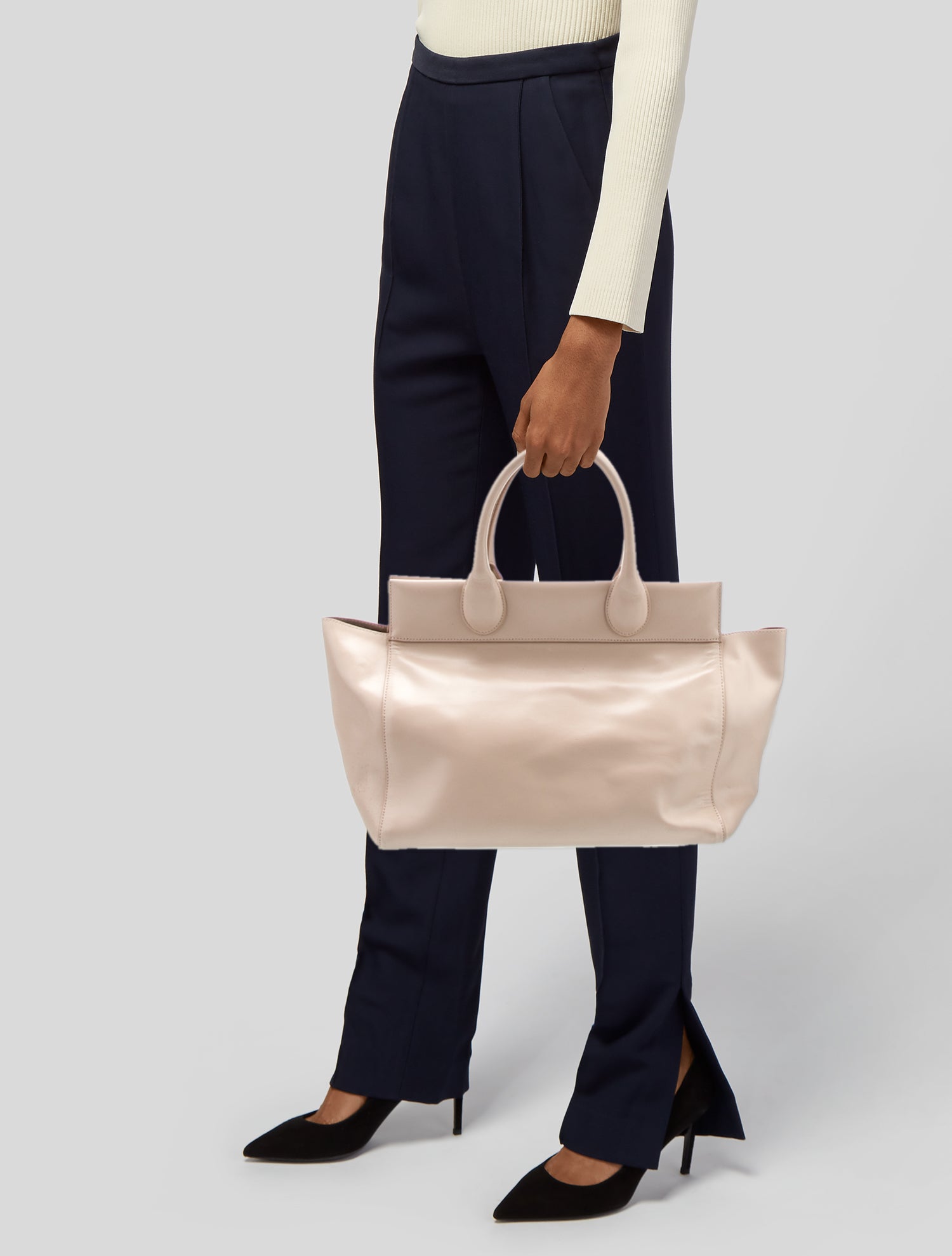 Alaïa Leather Top Handle Bag