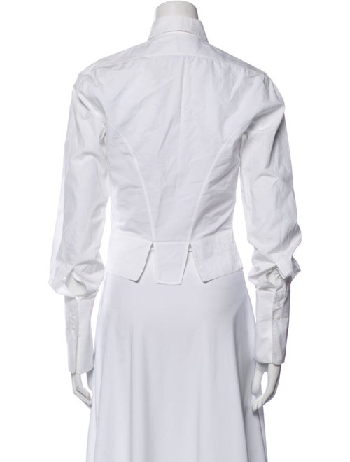 Alaïa Long Sleeve Button-Up Top