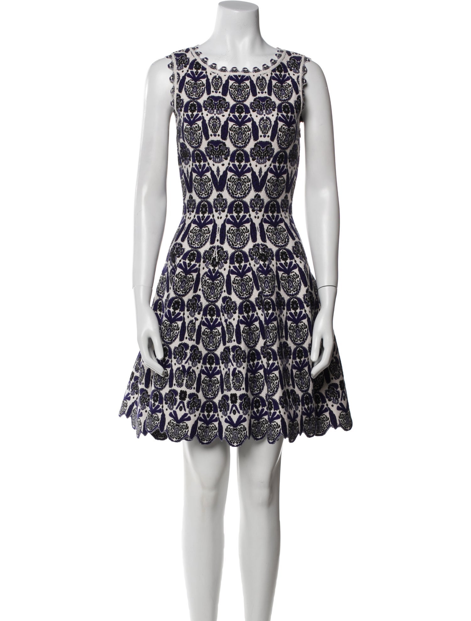 Alaïa Lace Pattern Mini Dress