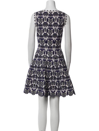 Alaïa Lace Pattern Mini Dress