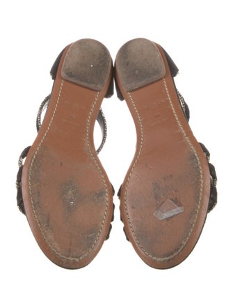 Alaïa Suede Studded Accents Gladiator Sandals