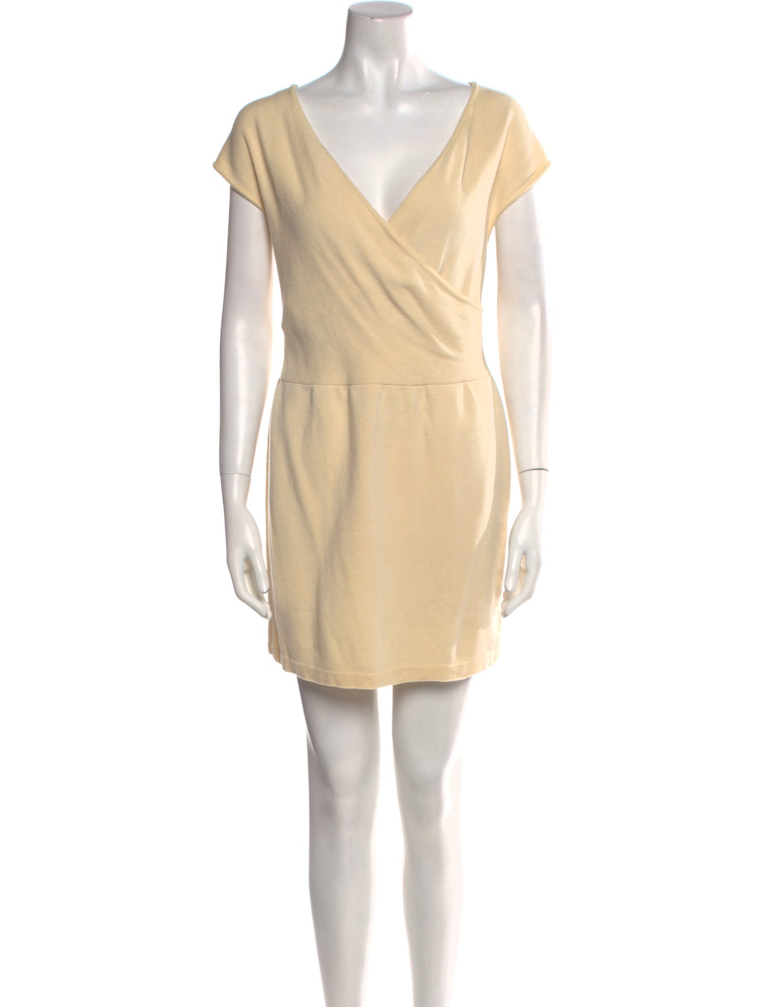 Alaïa V-Neck Mini Dress