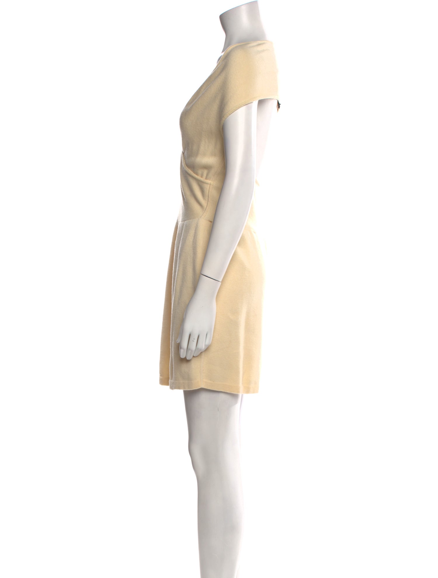 Alaïa V-Neck Mini Dress