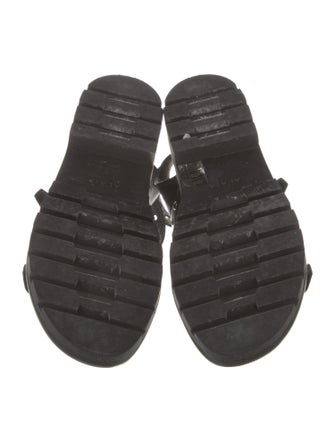 Alaïa Leather Gladiator Sandals