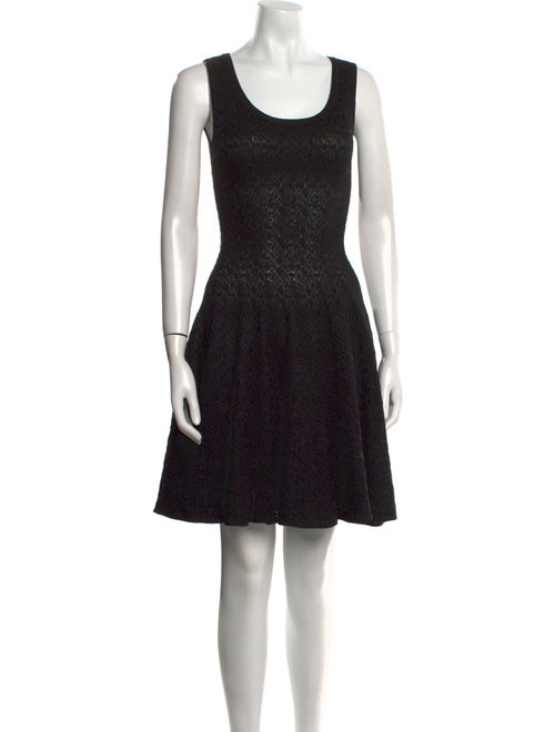 Alaïa Scoop Neck Mini Dress