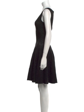 Alaïa Scoop Neck Mini Dress