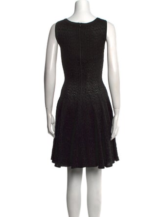 Alaïa Scoop Neck Mini Dress