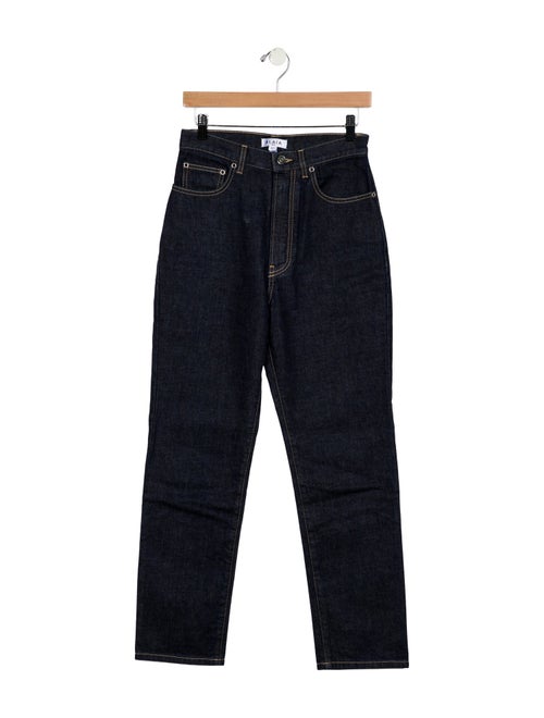 Alaïa High-Rise Straight Leg Jeans