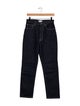 Alaïa High-Rise Straight Leg Jeans