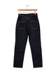 Alaïa High-Rise Straight Leg Jeans