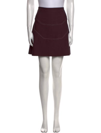 Alaïa Pleated Accents Knee-Length Skirt