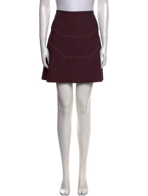 Alaïa Pleated Accents Knee-Length Skirt