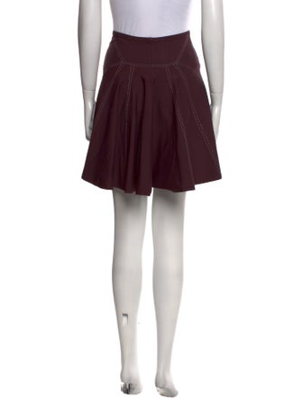 Alaïa Pleated Accents Knee-Length Skirt