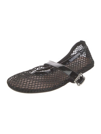 Alaïa Mesh Mesh Accents Ballet Flats