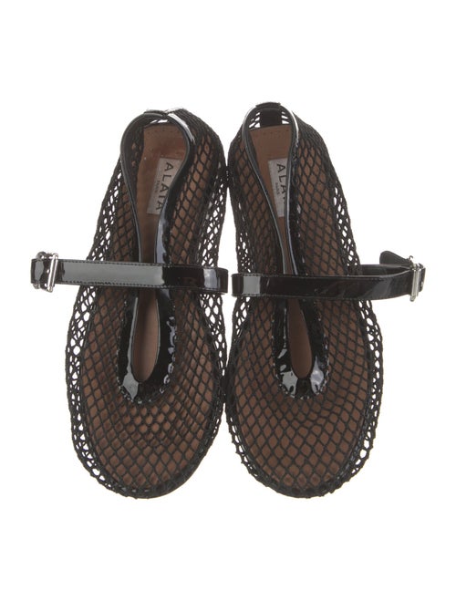 Alaïa Mesh Mesh Accents Ballet Flats