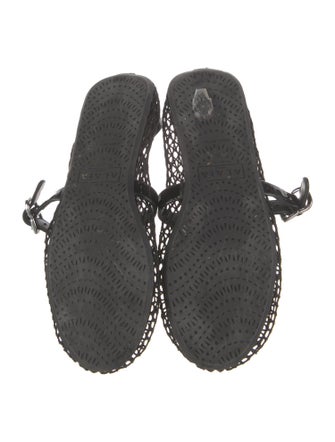 Alaïa Mesh Mesh Accents Ballet Flats