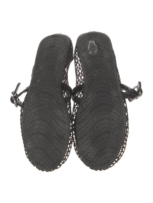 Alaïa Mesh Mesh Accents Ballet Flats