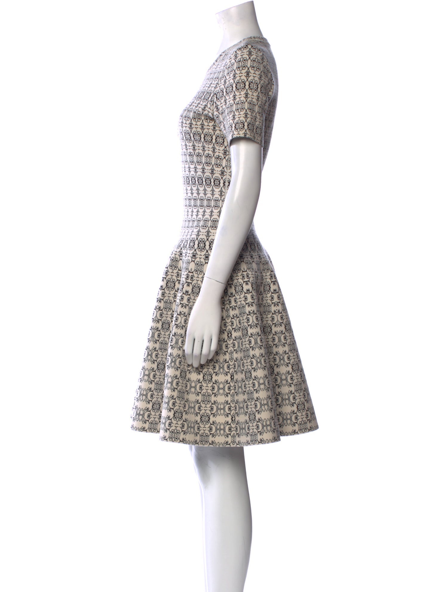 Alaïa Printed Knee-Length Dress