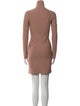 Alaïa Turtleneck Mini Dress