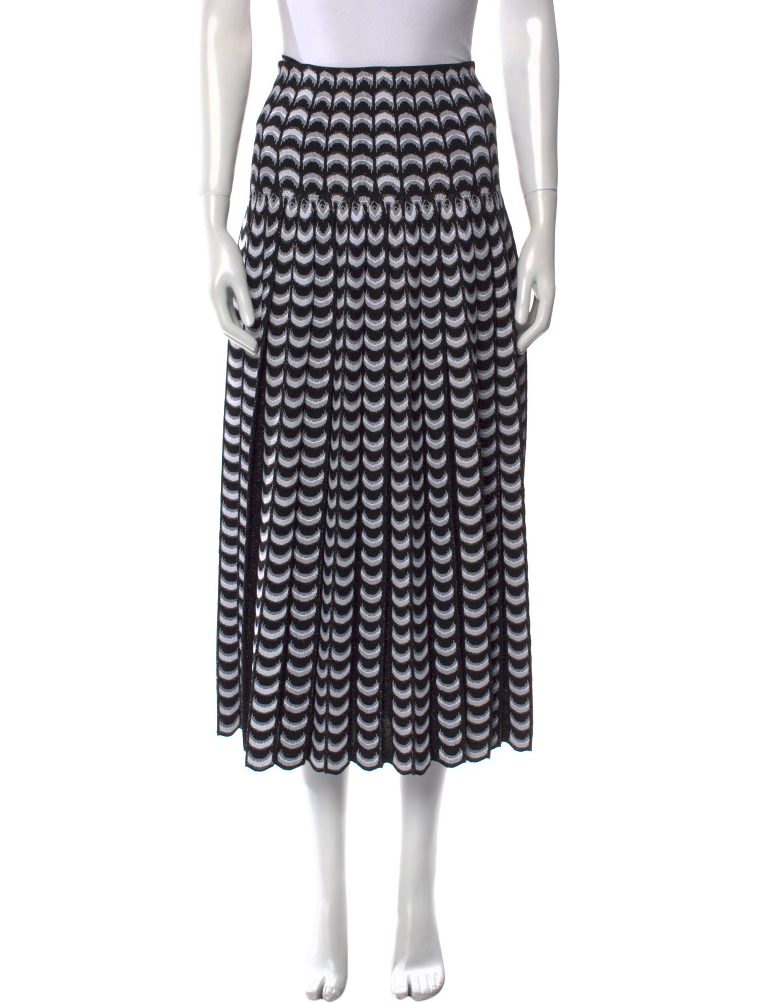 Alaïa Printed Midi Length Skirt w/ Tags
