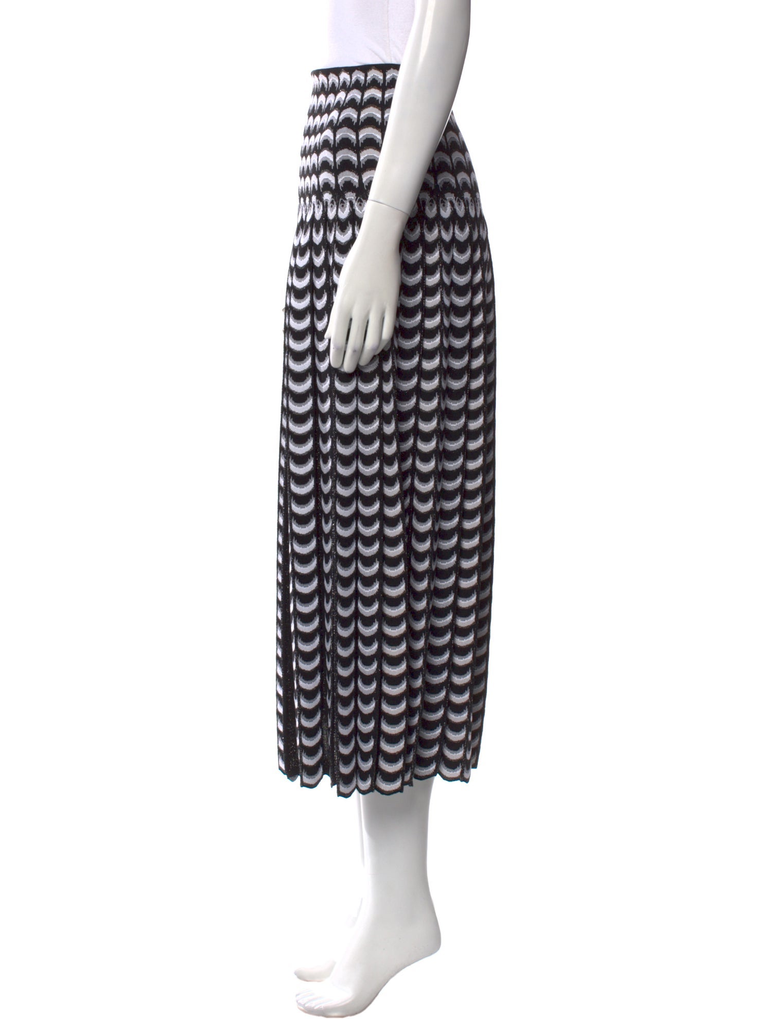 Alaïa Printed Midi Length Skirt w/ Tags
