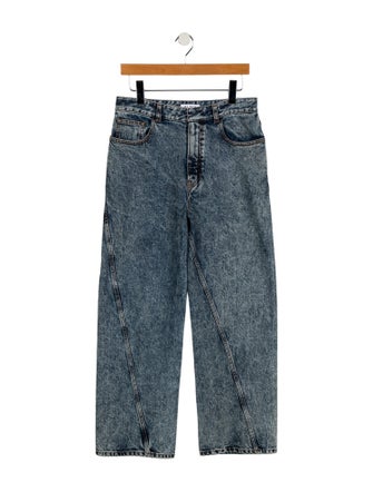Alaïa High-Rise Wide Leg Jeans