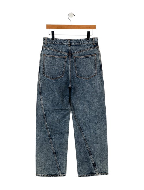 Alaïa High-Rise Wide Leg Jeans
