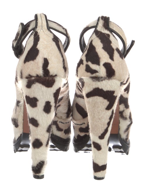 Alaïa Ponyhair Animal Print Pumps