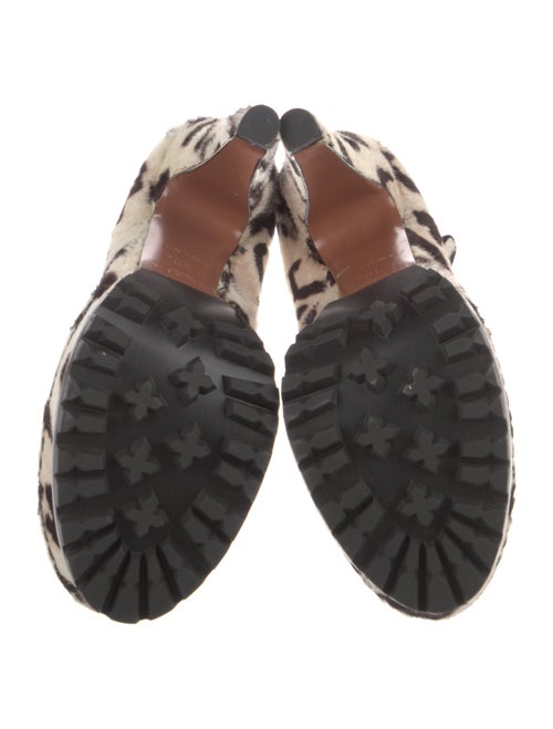 Alaïa Ponyhair Animal Print Pumps