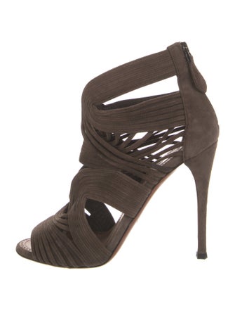 Alaïa Suede Sandals