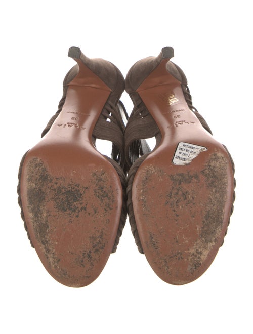 Alaïa Suede Sandals
