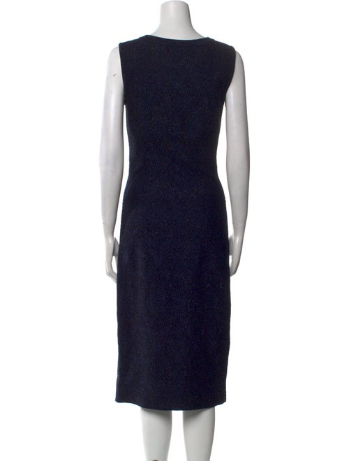 Alaïa V-Neck Midi Length Dress