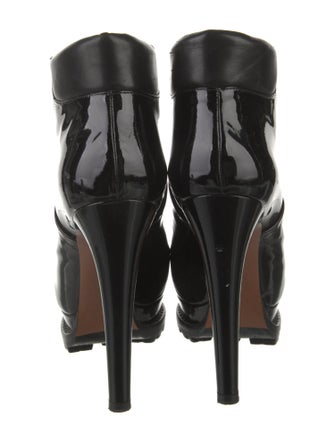 Alaïa Patent Leather Lace-Up Boots