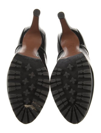 Alaïa Patent Leather Lace-Up Boots