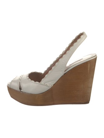 Alaïa Leather Slingback Pumps