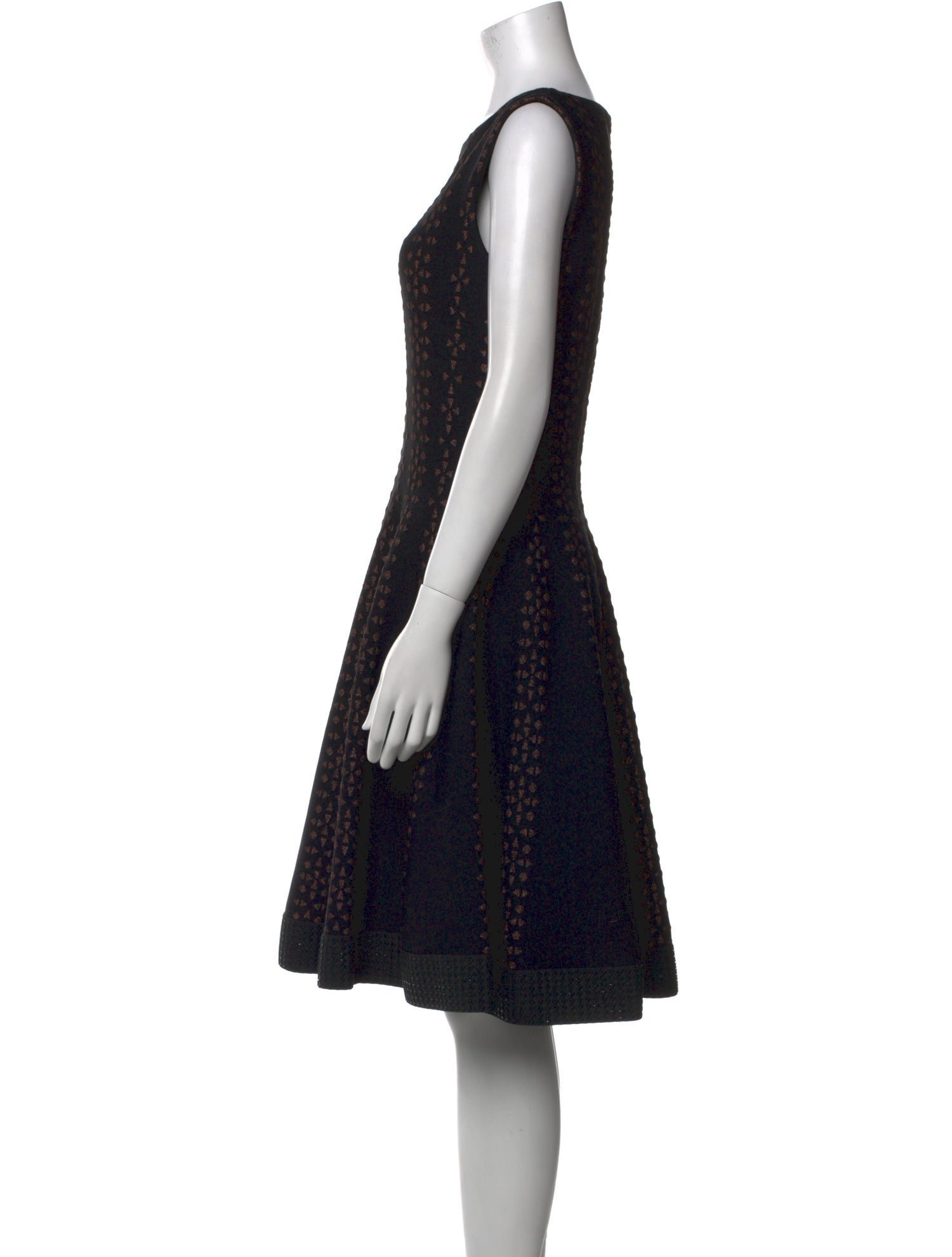 Alaïa Printed Knee-Length Dress