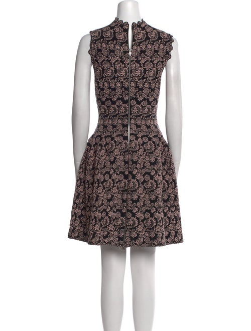 Alaïa Floral Print Knee-Length Dress