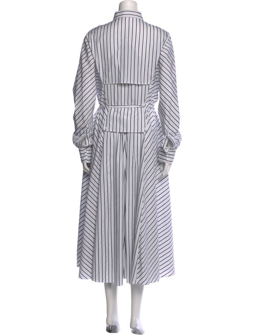 Alaïa Striped Long Dress