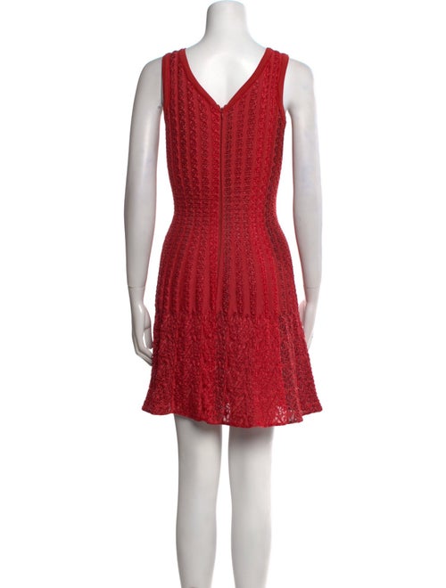 Alaïa Scoop Neck Mini Dress
