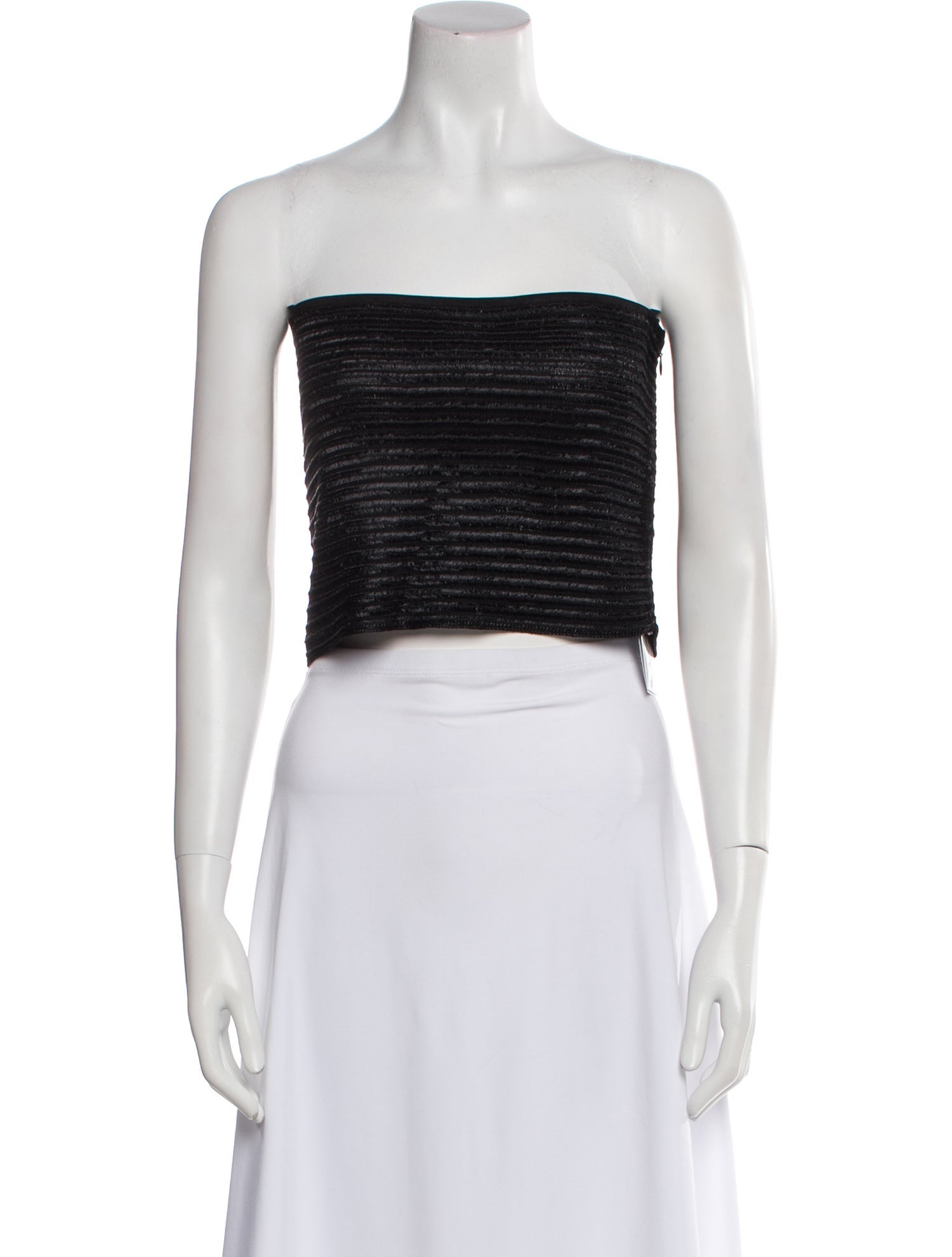 Alaïa Strapless Crop Top