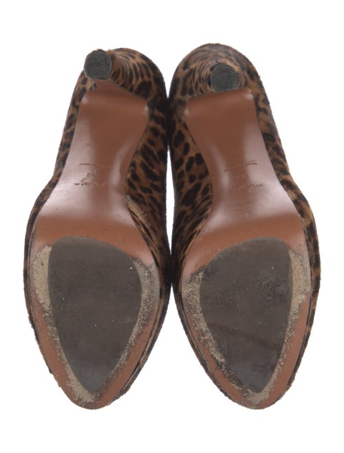 Alaïa Ponyhair Animal Print Pumps