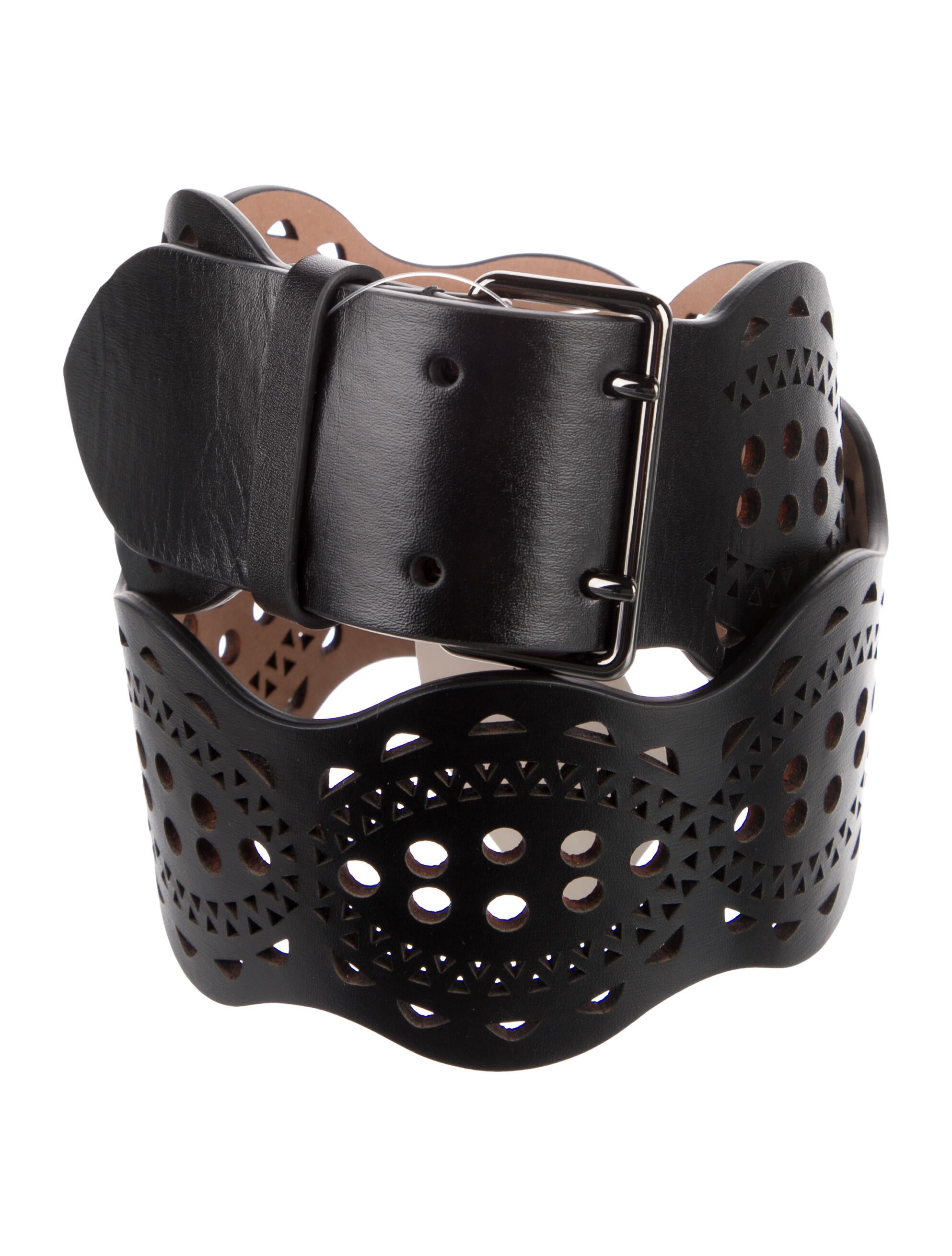 Alaïa Wide Leather Belt