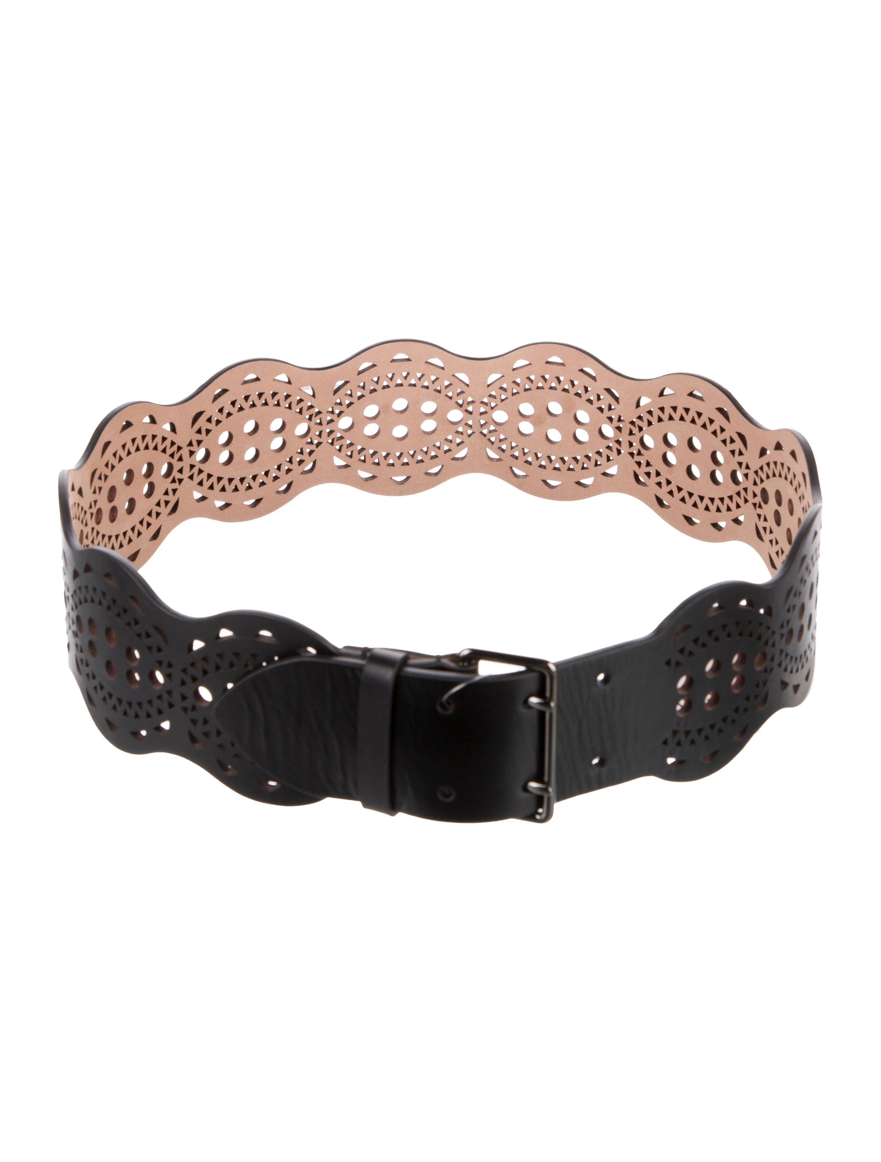 Alaïa Wide Leather Belt