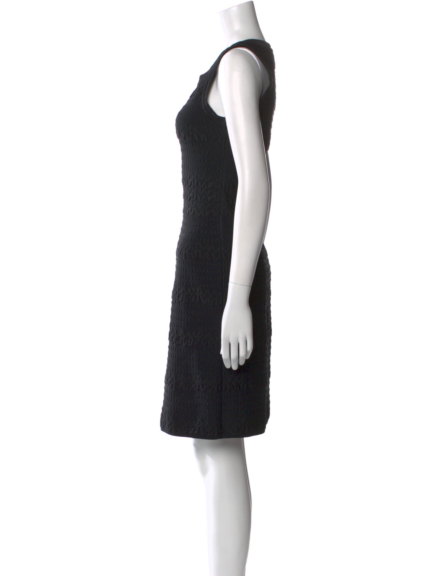Alaïa Scoop Neck Knee-Length Dress