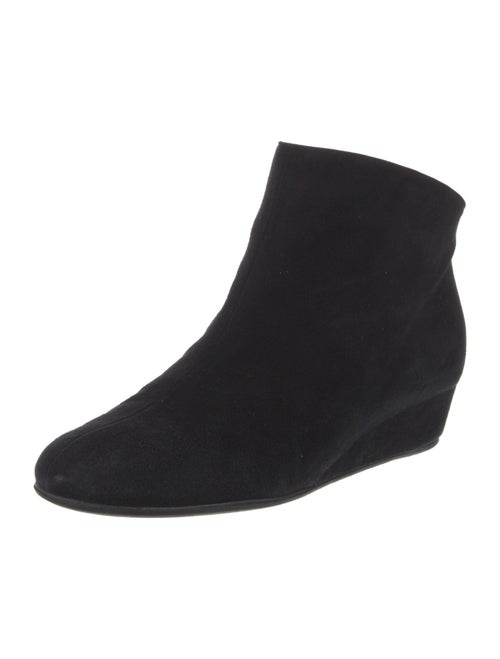 Alaïa Suede Leather Trim Embellishment Boots