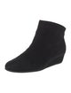 Alaïa Suede Leather Trim Embellishment Boots