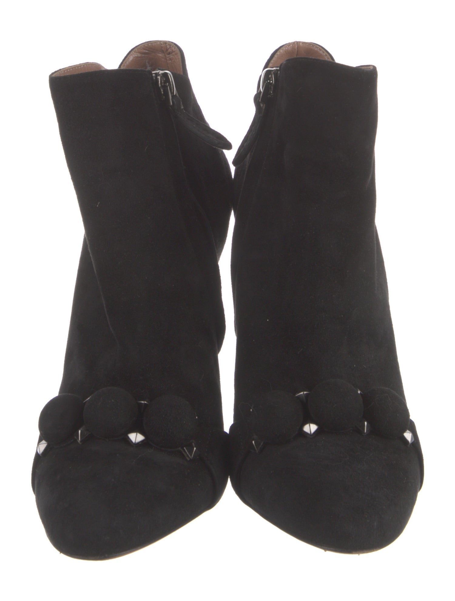 Alaïa Suede Studded Accents Boots