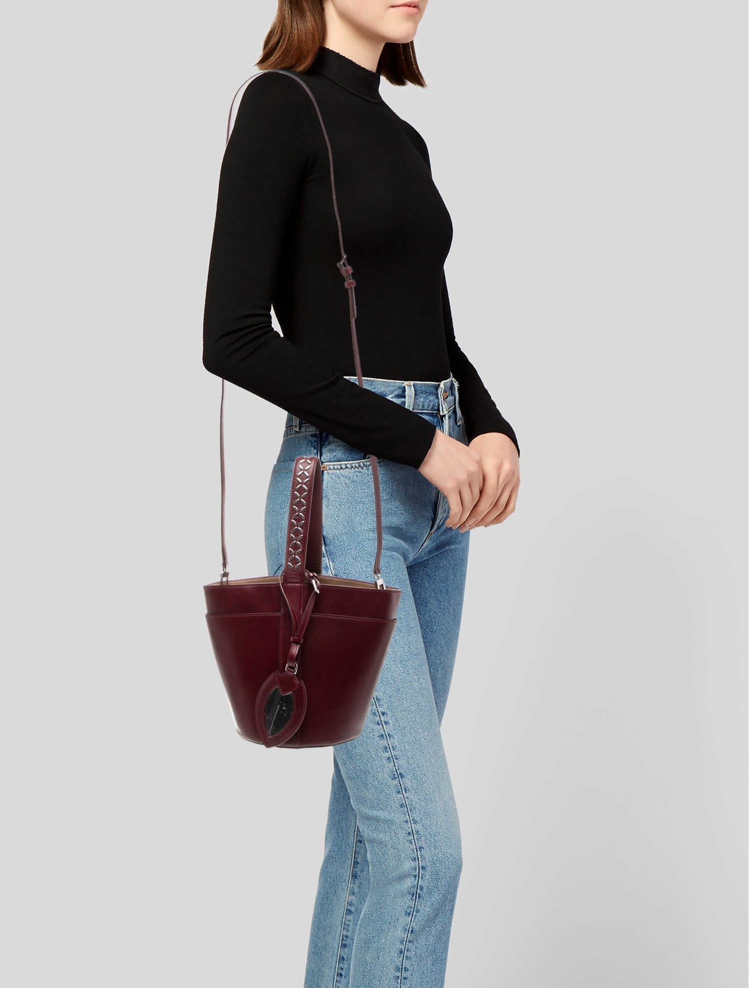 Alaïa Leather Bucket Bag