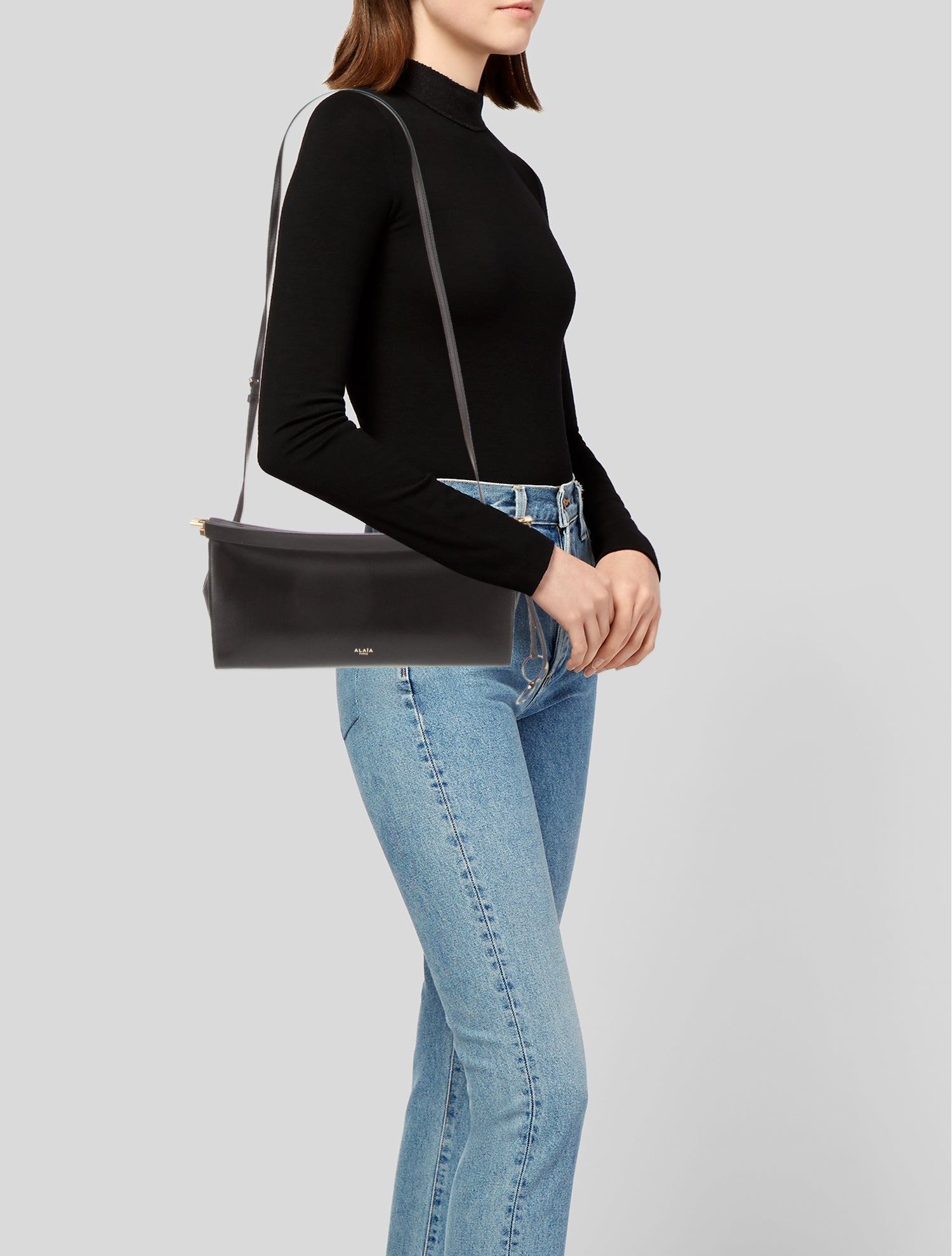 Alaïa Leather Le Click East West Medium