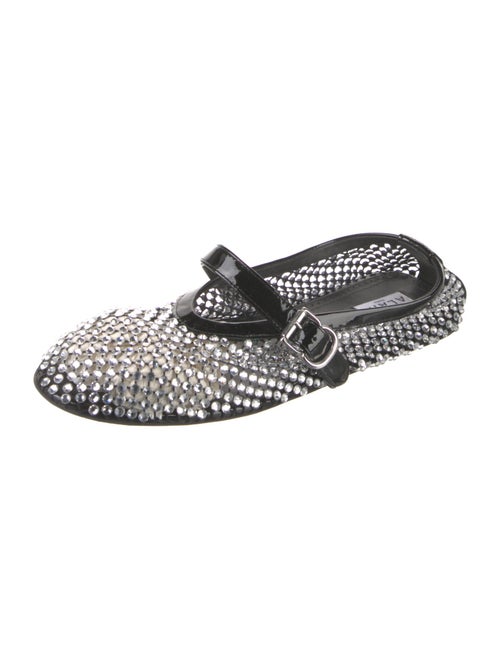 Alaïa Mesh Printed Mary Jane Flats